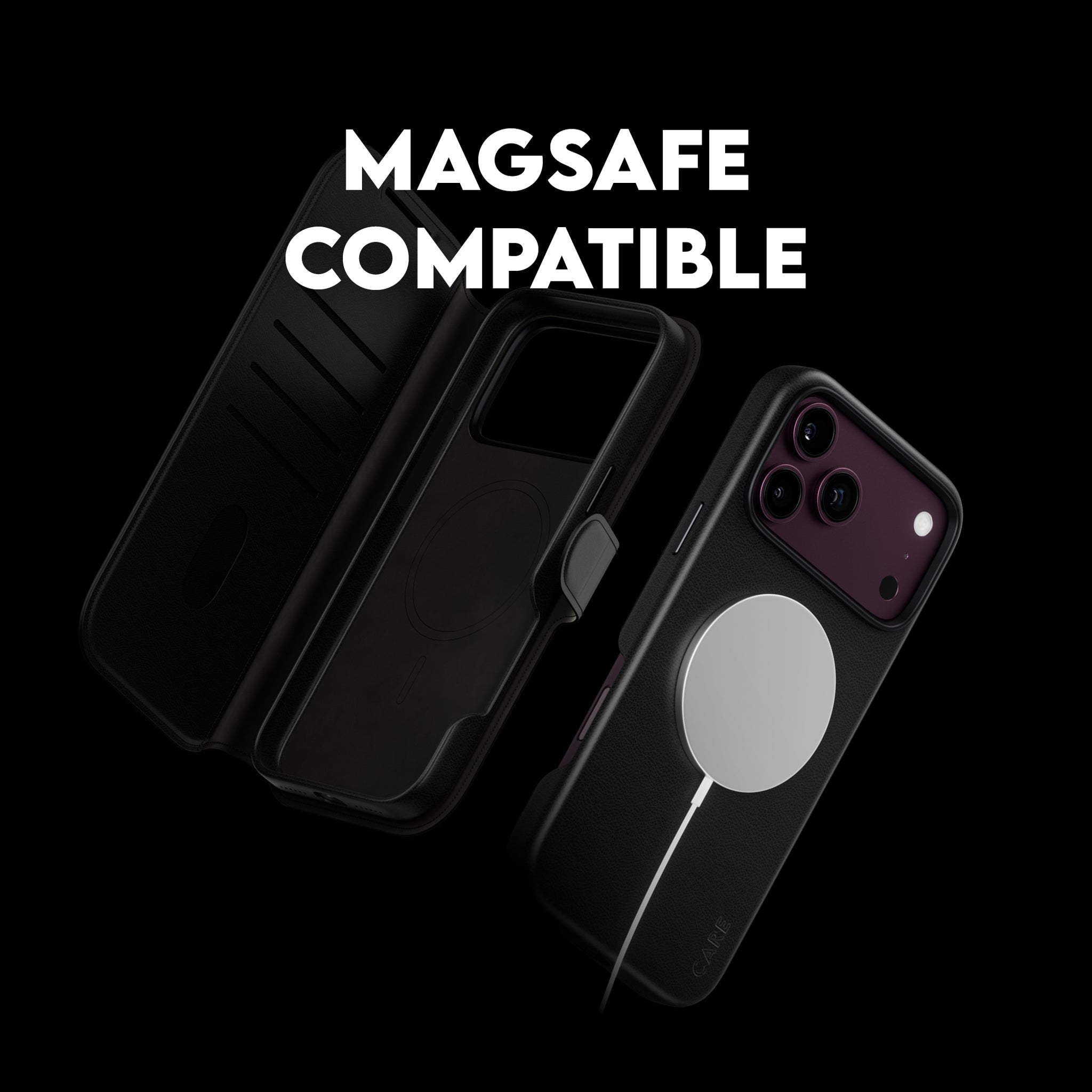 CARE™ by PanzerGlass® Tango 2-in-1 Wallet Case Black w. MagSafe iPhone 18 Pro Max | 17 Pro Max